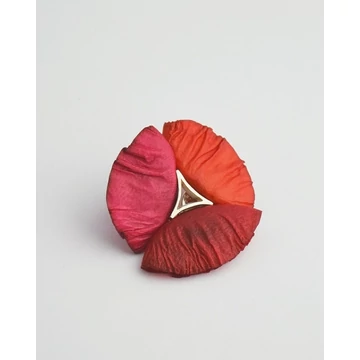 Forrás brosstű piros