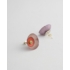 Kép 2/2 - Békalencse fülbevaló lila
